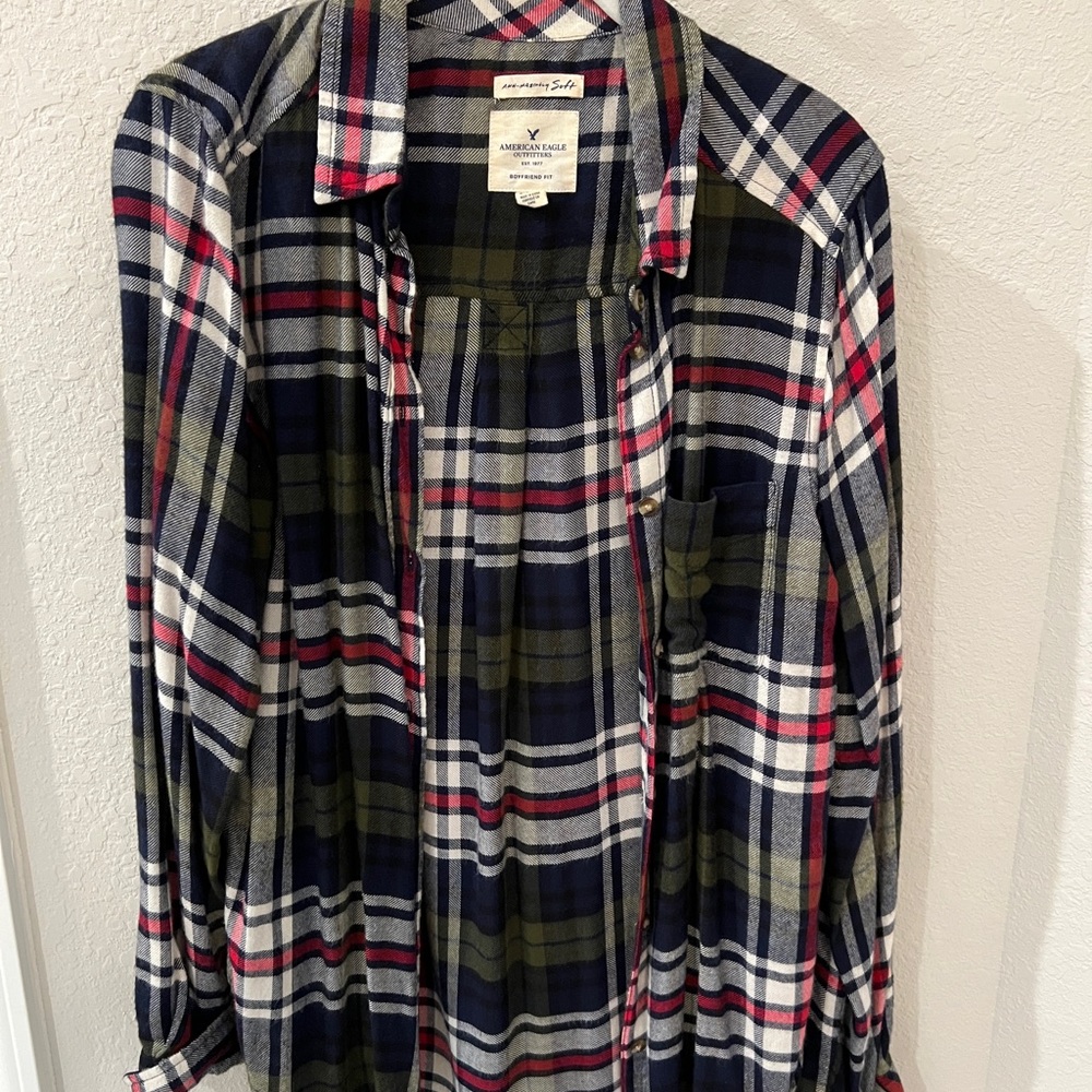 American Eagle boyfriend fit flannel